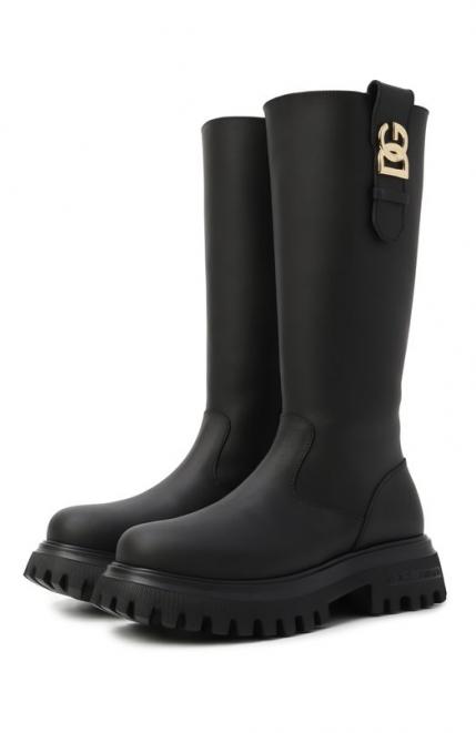 Кожаные сапоги Dolce&Gabbana