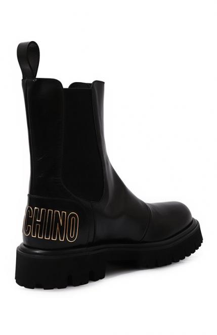 Кожаные челси Moschino