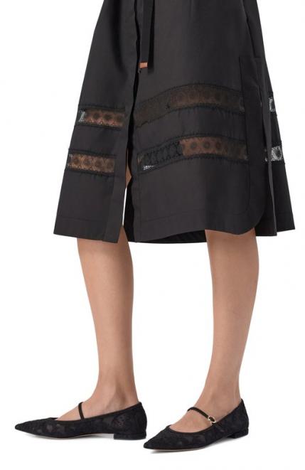 Текстильные балетки Claudia Gianvito Rossi