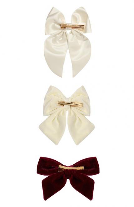 Комплект из трех бантов Pink Olivka