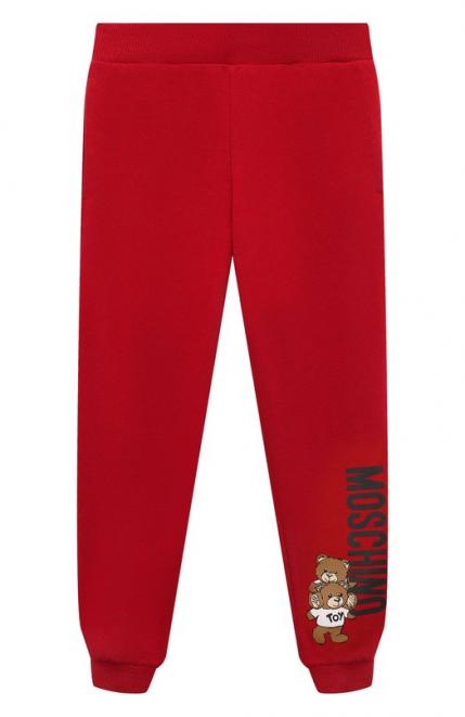 Хлопковые джоггеры Moschino