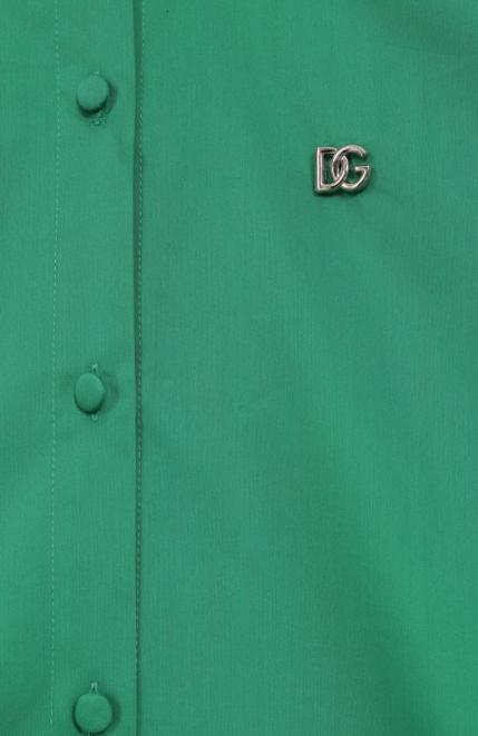 Рубашка из хлопка и шелка Dolce&Gabbana
