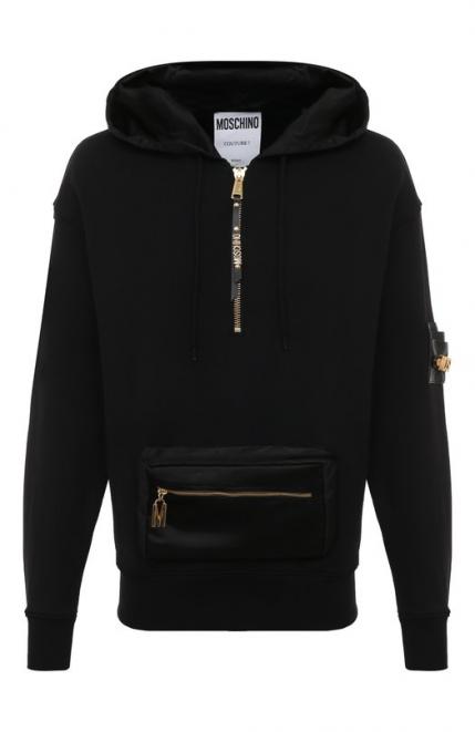 Хлопковое худи Moschino