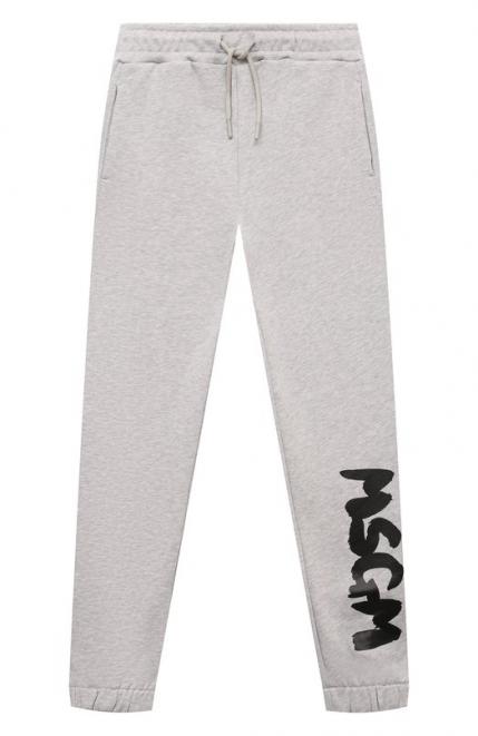 Хлопковые джоггеры MSGM Kids
