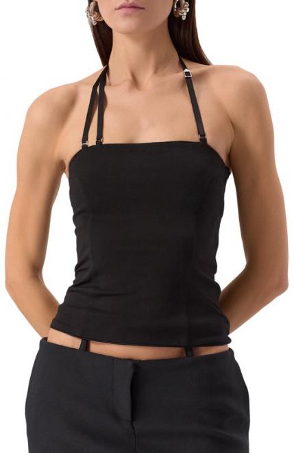 Топ из вискозы The Attico