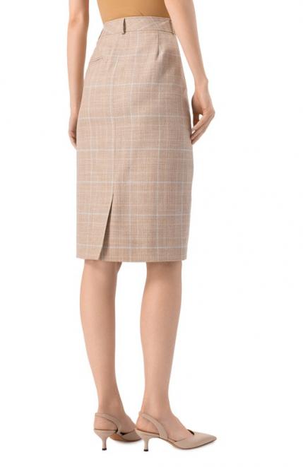 Юбка из кашемира и шерсти KITON