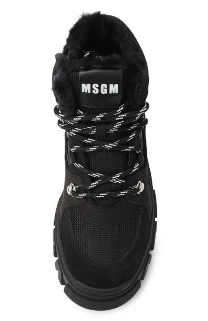 Утепленные ботинки MSGM Kids