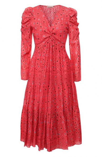 Платье из смеси хлопка и вискозы Ulla Johnson