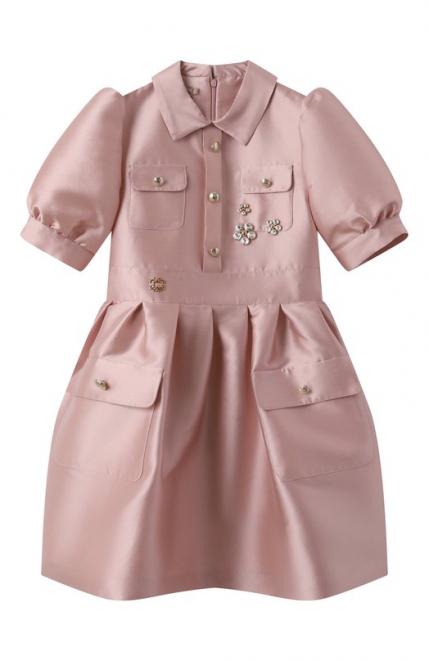 Атласное платье ELIE SAAB JUNIOR
