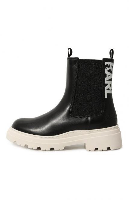 Кожаные челси KARL LAGERFELD KIDS