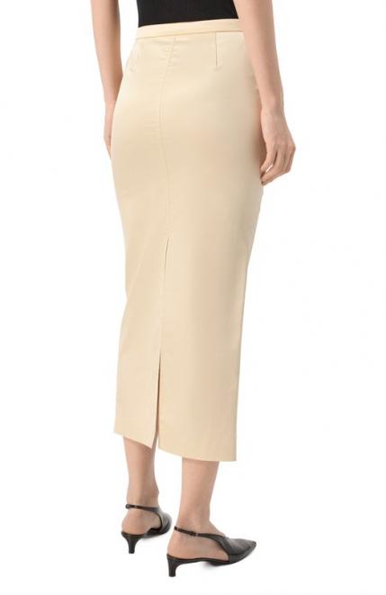 Юбка из хлопка и вискозы Toteme