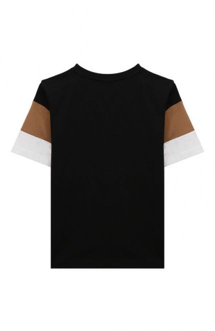 Хлопковая футболка BOSS