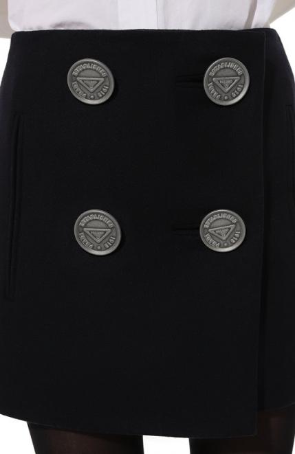 Шерстяная юбка Prada