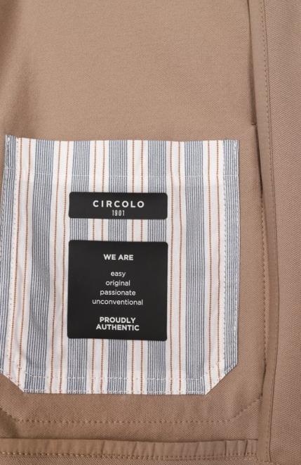 Хлопковая куртка-рубашка Circolo 1901
