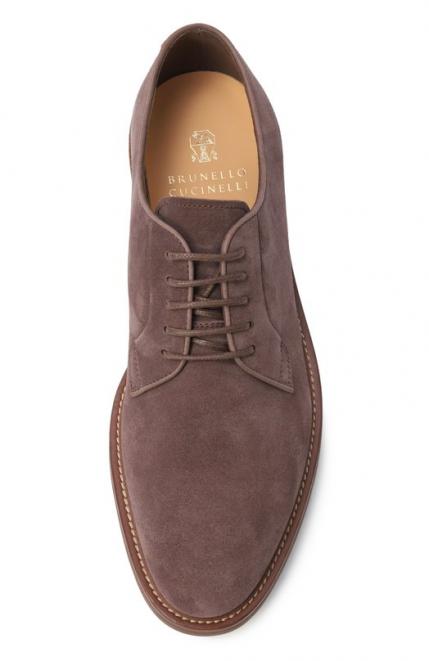 Замшевые дерби Brunello Cucinelli