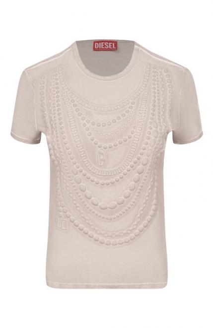 Хлопковая футболка Diesel