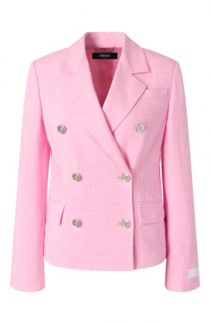 Жакет из вискозы и шелка Versace