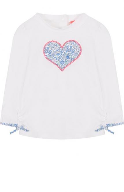 Лонгслив с принтом и вышивкой SUNUVA