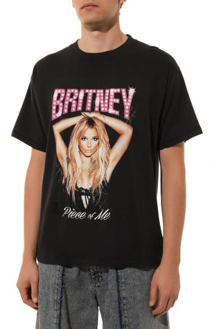 Хлопковая футболка DOMREBEL