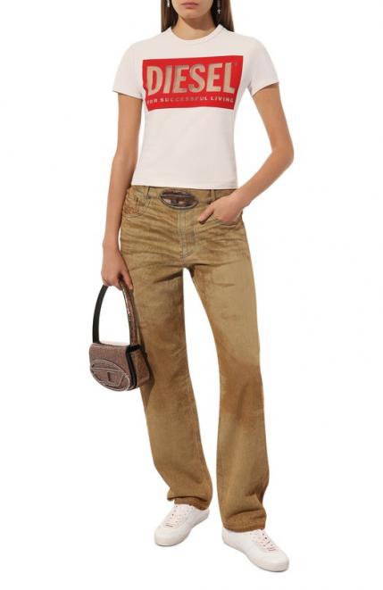 Хлопковая футболка Diesel