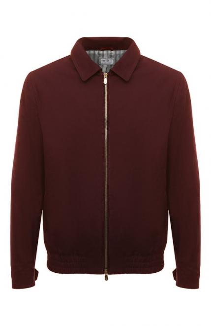 Хлопковый бомбер Brunello Cucinelli