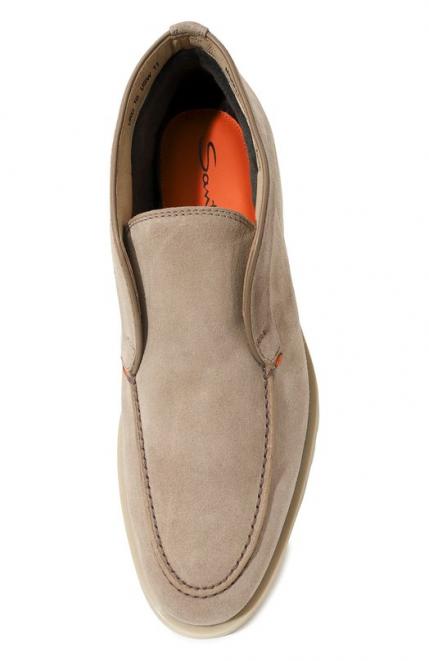 Замшевые ботинки Detroit Santoni