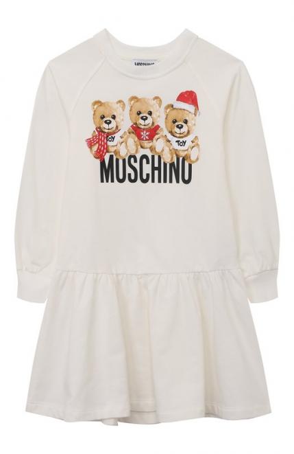 Хлопковое платье Moschino