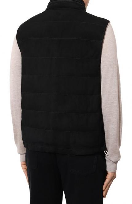 Замшевый жилет Brunello Cucinelli