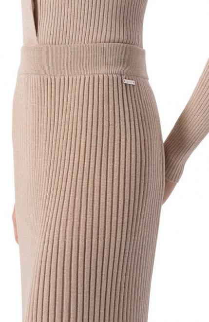 Юбка из шерсти и вискозы KITON