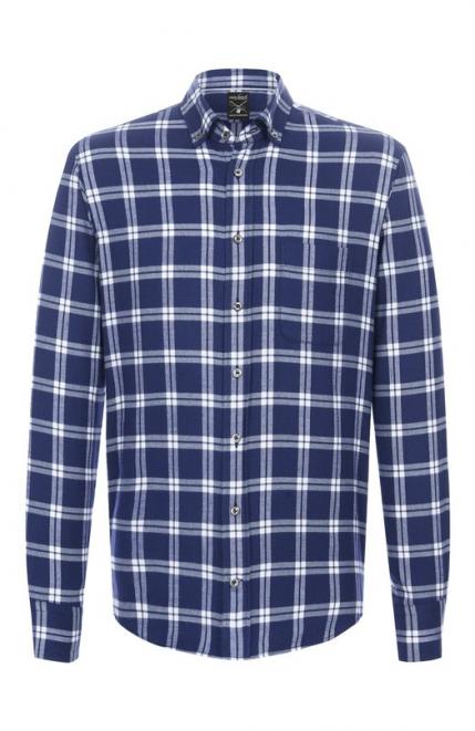 Рубашка из хлопка и лиоцелла Van Laack