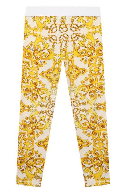 Хлопковые легинсы Dolce&Gabbana
