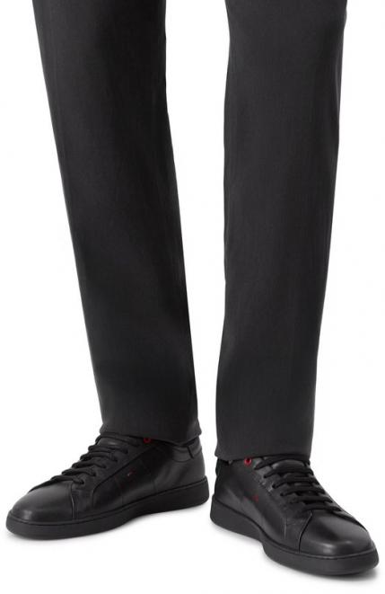 Кожаные кеды KITON