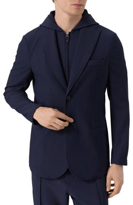 Однобортный пиджак Emporio Armani