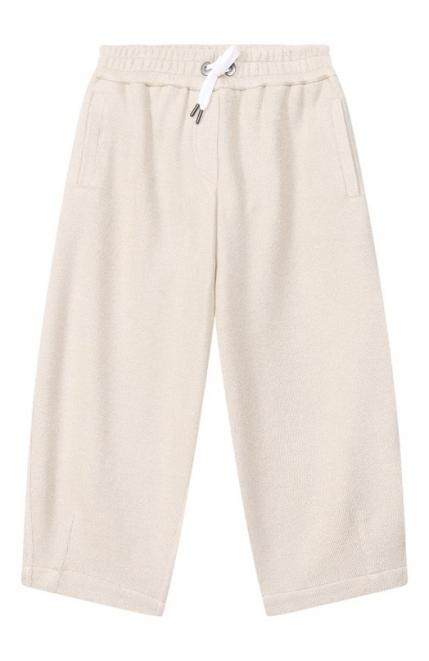 Брюки из вискозы и хлопка Brunello Cucinelli