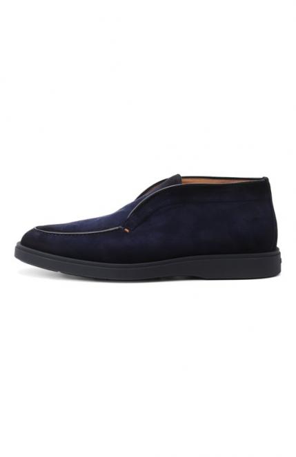 Замшевые ботинки Detroit Santoni