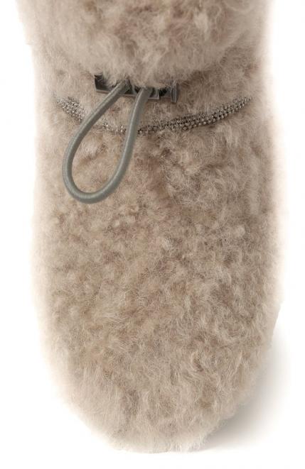 Меховые полусапоги Brunello Cucinelli
