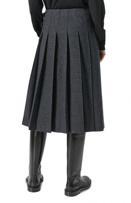 Шерстяная юбка Jil Sander