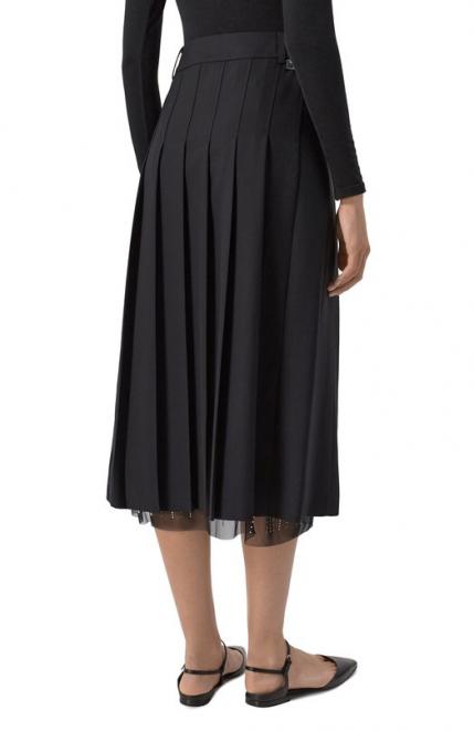 Шерстяная юбка Erika Cavallini