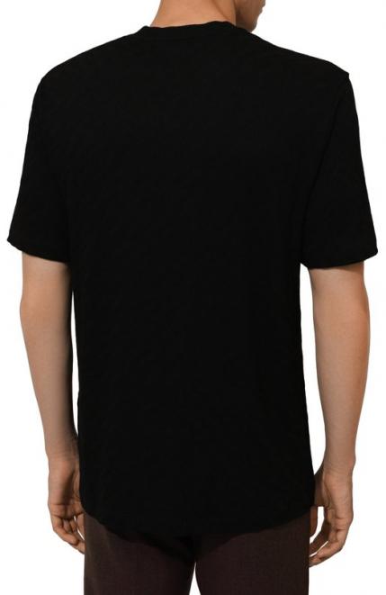 Футболка из вискозы и кашемира Giorgio Armani