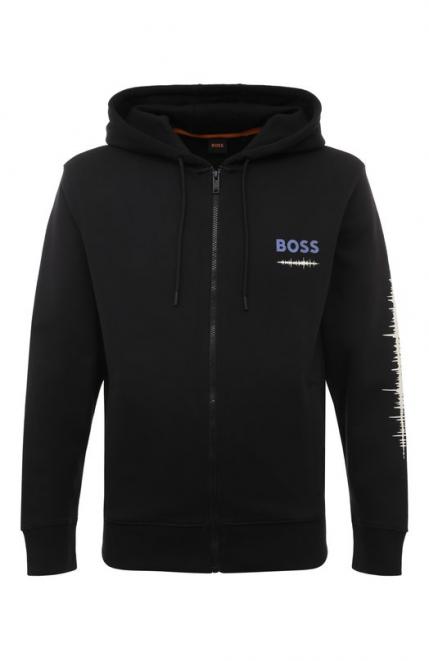 Хлопковая толстовка Boss Orange