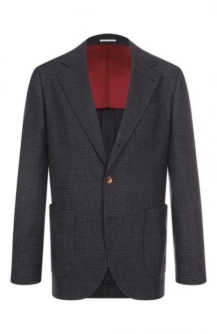Пиджак из шерсти и кашемира Brunello Cucinelli