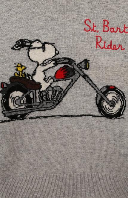 Пуловер из шерсти и вискозы MC2 Saint Barth