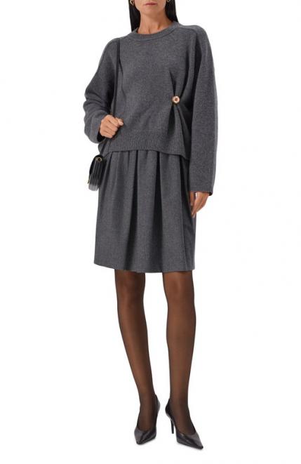 Юбка из шерсти и кашемира Emporio Armani