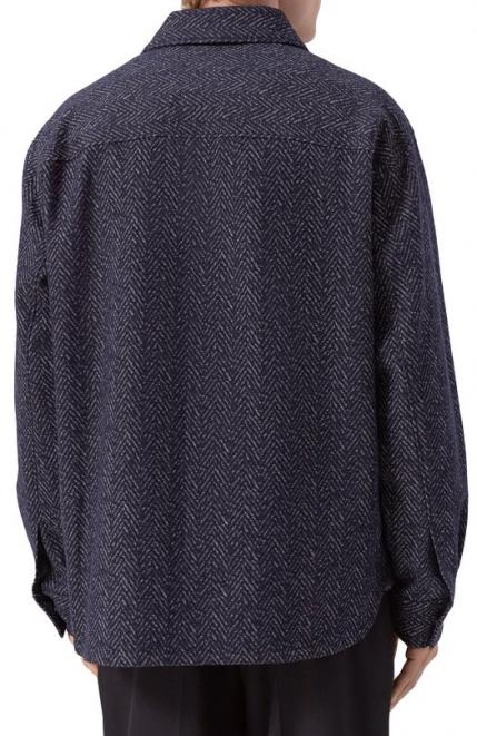 Хлопковая куртка-рубашка Giorgio Armani