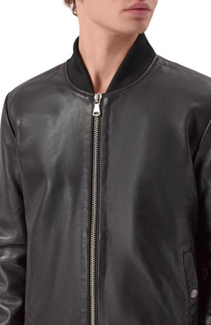 Кожаный бомбер Dirk Bikkembergs