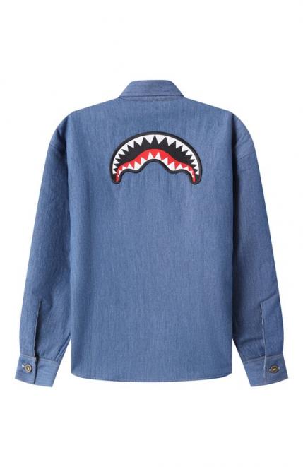 Джинсовая куртка-рубашка Sprayground