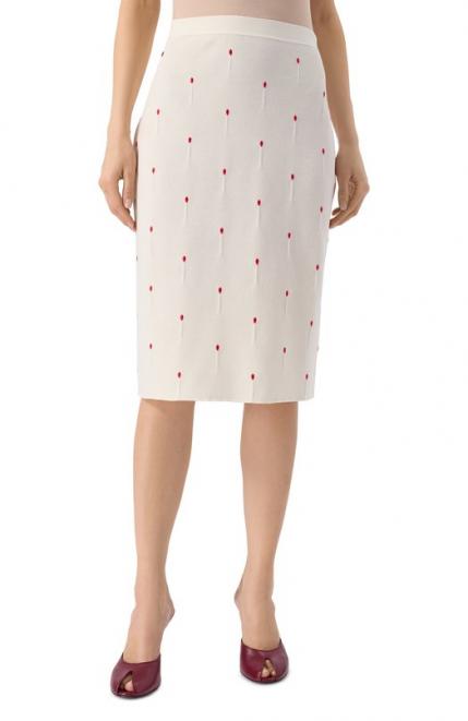 Хлопковая юбка Bottega Veneta