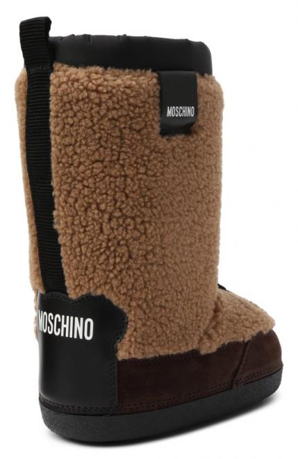 Утепленные сапоги Moschino