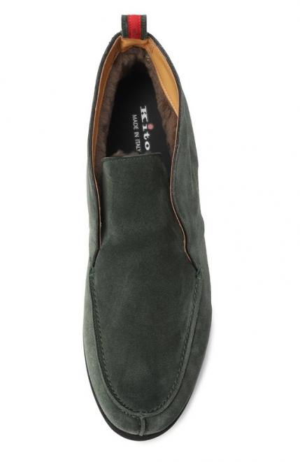 Замшевые ботинки KITON