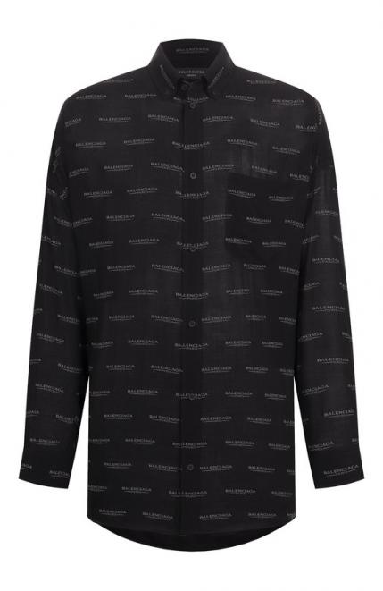 Рубашка из вискозы Balenciaga